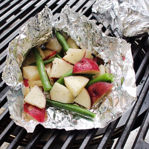Foil packet vegetables
